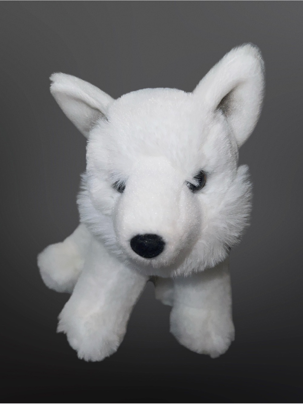 Douglas Fluffy White Mistie Arctic Fox Mini Soft Plush #4467